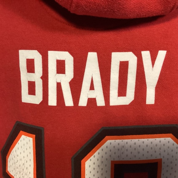 Tampa Bay Buccaneers Tom Brady Super Bowl LIX Hoodie women’s Size Medium - Picture 4 of 9